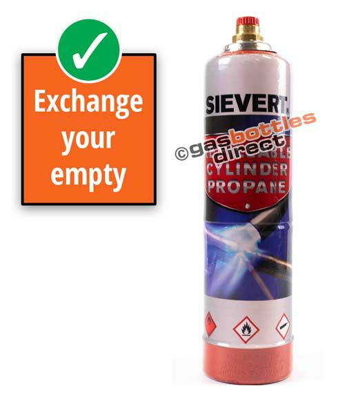 Sievert (Primus) Propane 2000 Red Refill Bottle Cylinder